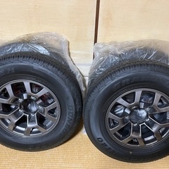 売買成立　ジムニーシエラ 　＜新車取り外し＞新品タイヤ＆ホイールセットの画像