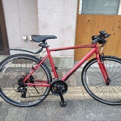 PRECISION SPORTS[プレシジョン スポーツ]700c クロスバイク アルミ/24speed/レッド