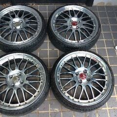 【軽自動車に】 K-BREAK 17インチ 5.5J +45 P...