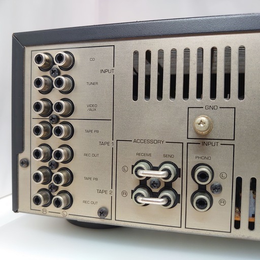 【美品｜プリメインアンプ】 YAMAHA / ヤマハ｜AX-500｜ブラック｜MCカートリッジ対応｜シンプルで美しいデザイン｜完動品
