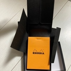 RHODIAの手帳とレザーカバーセット