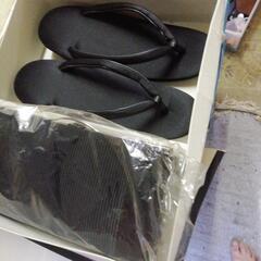 礼装黒バックと草履23.5センチ