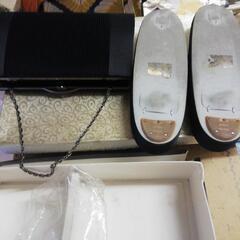 礼装黒バックと草履23.5センチの画像