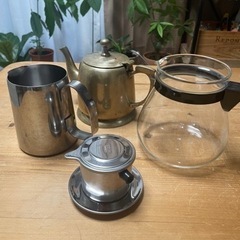 コーヒーのための道具