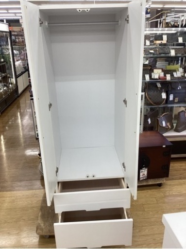 KH-15【新入荷　リサイクル品】ワードローブ　白