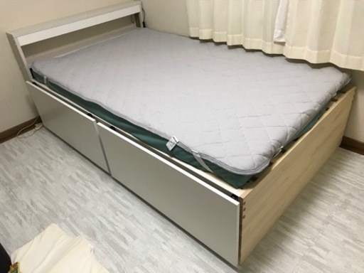 新品手作り品セミダブル収納式ベット(決まりました)