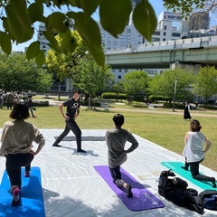 ☆くびれを作るピラティス☆ ＠中之島公園(芝生広場) - 大阪市