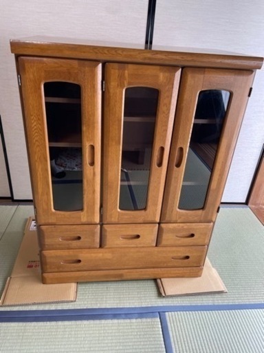 昭和レトロ　食器棚　キッチンボード　昭和家具