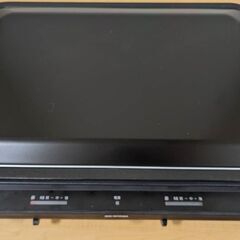 2回使用 左右温調ホットプレート WHP-012-B ブラック アイリスオーヤマの画像