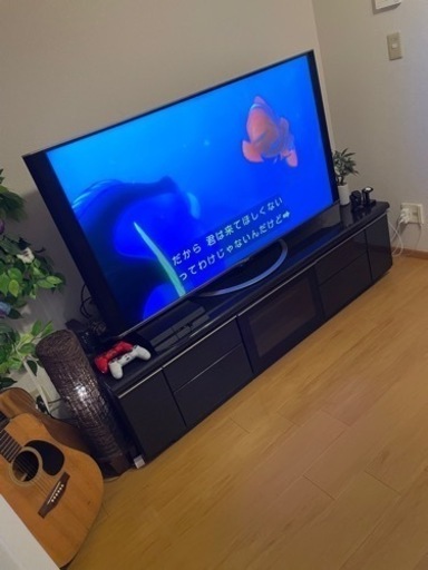 ニトリ】　ローボード　ポスティア　１７５　　木目ダーク