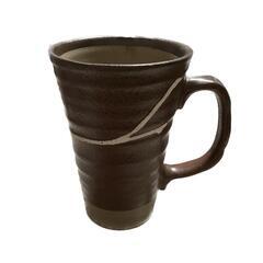 未使用　晩酌セット(陶器ビールジョッキ、小鉢、お箸　全て2客)の画像