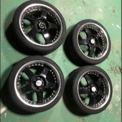 17インチホイール PCD100 4穴 7j