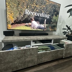 テレビ台 テレビボード モルタル 大理石の画像