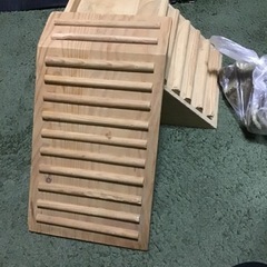 うさぎやチンチラ^_^小動物のスロープと隠れ家です「決まりました」