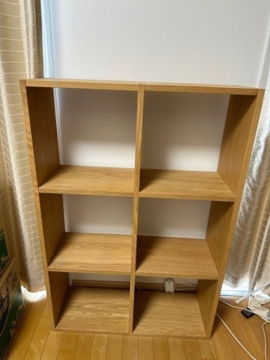 無印良品 スタッキングシェルフ3段×2列 オーク材