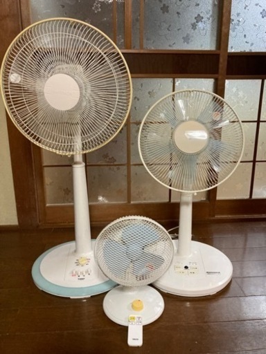 扇風機3点セット（ミニ1点あり）