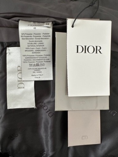 【DIOR】ディオールオム クリスチャンディオール アトリエテディブルゾン 48
