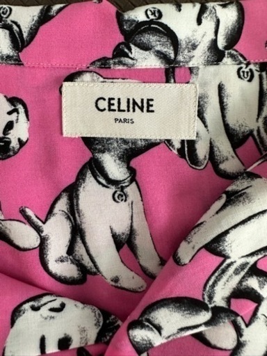 【CELINE】アーティストプリント アロハシャツ ハワイアンシャツ レーヨン
