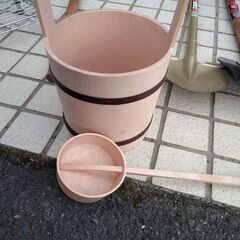 お盆 ガーデニング バケツ ひしゃく