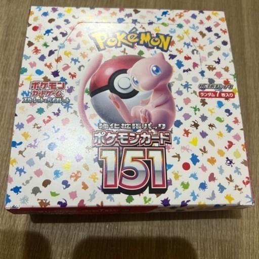 ポケカ151BOX シュリンク無し、ペリペリあり未開封