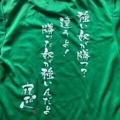 ★USED美品★庭球人 てにんちゅ テニス 長袖ロングＴシャツ 速乾 グリーン緑１４０㎝の画像