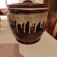漬物　壺　梅酒瓶　ざる