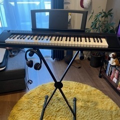 YAMAHA ヤマハ 電子キーボード  NP-11 スタンド・椅子等付［美品］