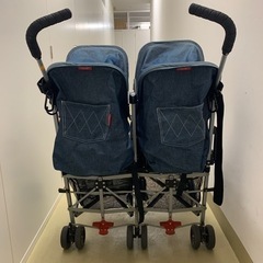 双子ベビーカー　マクラーレンの画像