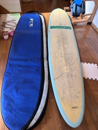 サーフィン　ロングボード　ハードケース　センターフィン