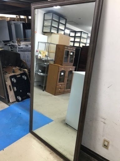 取引場所　南観音　O2308-124 ウォールミラー　幅90cm×高さ180cm