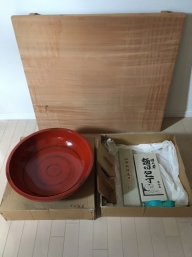 【受付終了】そば打ち道具５点セット