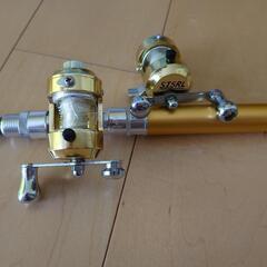 【取引中】ペン型釣り竿 リールセットの画像