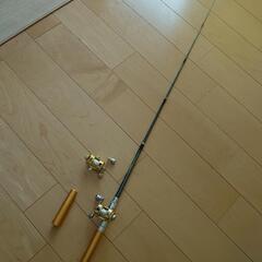 【取引中】ペン型釣り竿 リールセットの画像