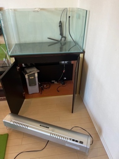 水槽90cm LEDライトフィルター水槽台セット
