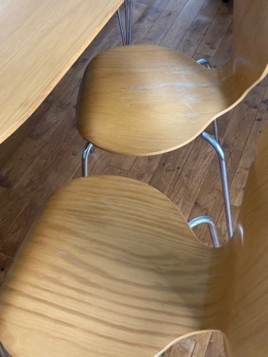 《値下げ》北欧家具　daneqrka ダイニングセット　イス4脚