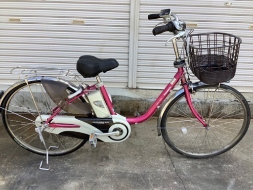147 パナソニック新機種電動アシスト自転車vivi EX26インチピンクボディー