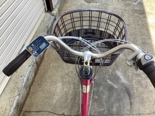 147 パナソニック新機種電動アシスト自転車vivi EX26インチピンクボディー