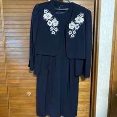 披露宴、七五三、入園入学、ボレロ付き長袖ワンピーススーツ