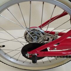 子供用自転車　１８インチ　赤　自転車あさひの画像