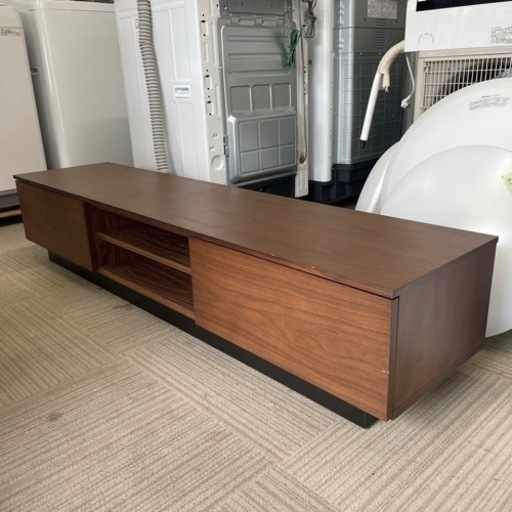 【お買い得‼️】現行モデル♪ ニトリ 150cm幅ローボード(レシェンテ150) テレビ台 収納家具 ウォールナット材ミドルブラウン♪