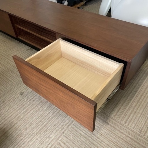 【お買い得‼️】現行モデル♪ ニトリ 150cm幅ローボード(レシェンテ150) テレビ台 収納家具 ウォールナット材ミドルブラウン♪