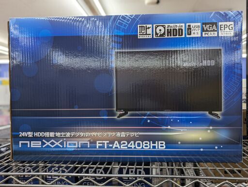 【★新品☆】【!!メーカー保証付!!】NEXXION 24インチ薄型液晶テレビ FT-2408HB　ag-ad286