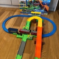 プラレール いっしょに遊ぼう! トミカ踏切レールセット