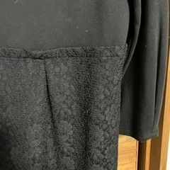 おしゃれ着　長袖ワンピースLサイズの画像