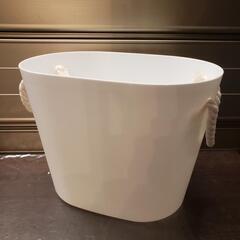 ランドリーバスケット ホワイト