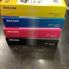 値下げ12.800→9.800 リコー RICOH SG カートリッジ GC42H 4色セット　リサイクルショップ宮崎屋　佐土原店　25.9.12Fの画像