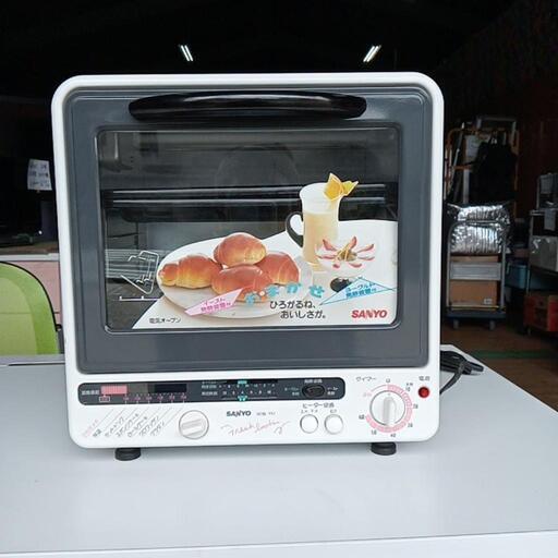 電気オーブン SANYO製 ＳＯＢ−１７Ｊ つまみ外れてます