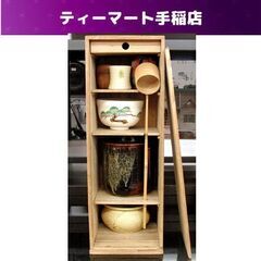 茶道具 短冊箱②茶碗 茶入 棗 蓋置 柄杓 水指 建水 香合 一...