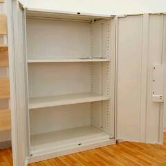 ★ジモティ割あり★ 稲葉製作所 オフィス用品 ホワイト H109.5×D40×W80 YJ362の画像