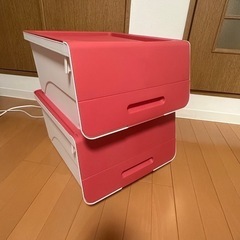 【値下げ】収納ボックス/衣装ケース　2個セット